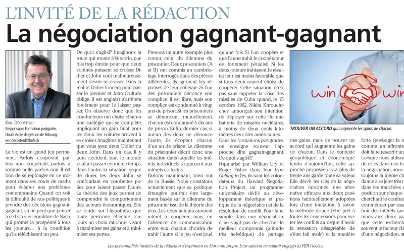 Chronique Gagnant