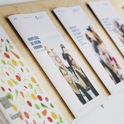 Brochures et catalogues de l'école