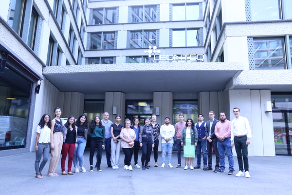 Group Picture In Front Of Leonteq