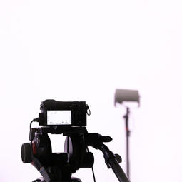 Une caméra, vue sur l'écran