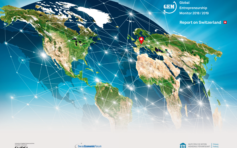 GEM Report Switzerland2018 2019 Umschlag Title pages of the GEM Report Switzerland 2018-2019