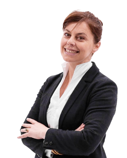 Greta Balliu Portrait de Greta Balliu, professeure HES associé à la HEG Fribourg