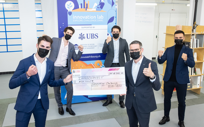 Winner of the Innovation Challenge 2021. Photo: Stemutz/UBS